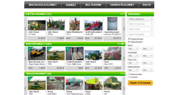 Testissä Agrimarketin uudistettu vaihtokonesivusto Agrimarket uudistettu vaihtokonesivusto