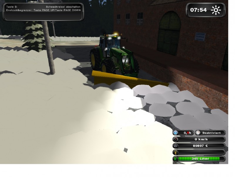 John Deere 7530 auraus hommia.
