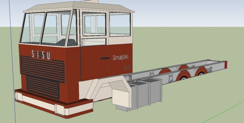 Sisu M162 pölliautoprojekti.
