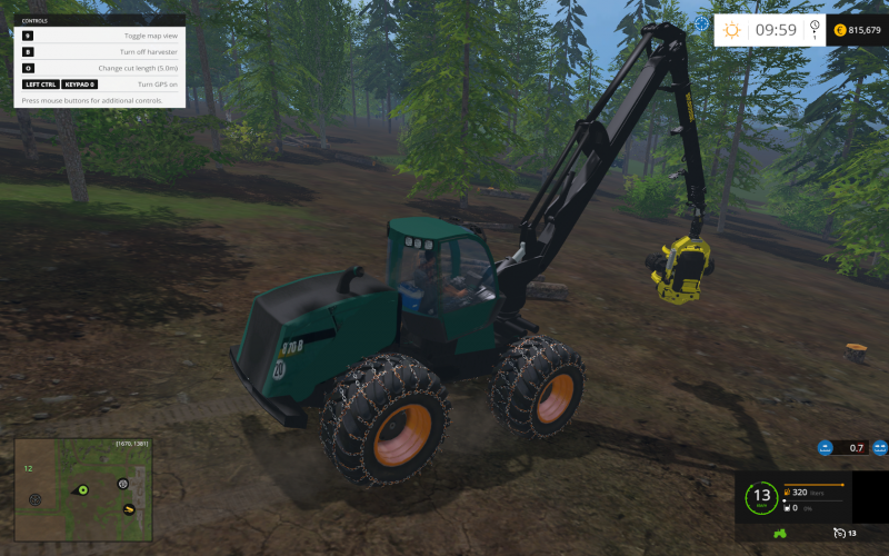 Timberjack työhommissa

