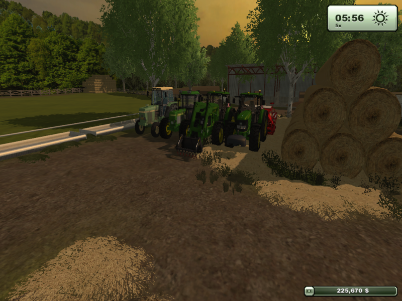 John Deere 3040 John Deere 3650 ja 2x John Deere 6930.
