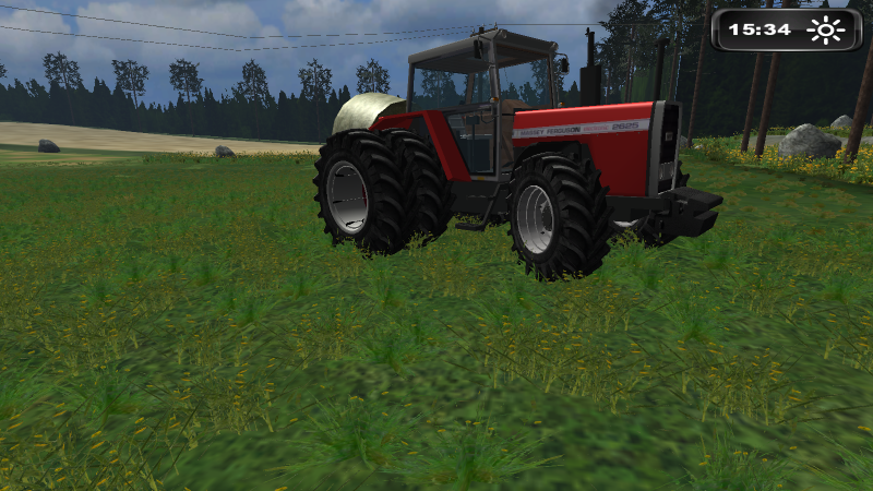 Massey 
Kävin hakemassa paaleja .
