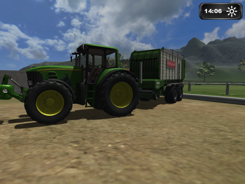 John deere ja bergmann
Lehmille safkaa..
