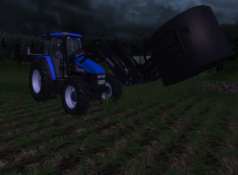 New holland ts 115 & Quicke

