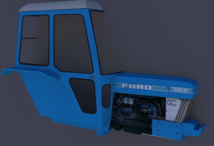 Ford 6610
Tämmöstä tässä illalla rupes värkkää. Iso kiitos tekstuureista Sorjosen sorakuskille Sutkille. 
