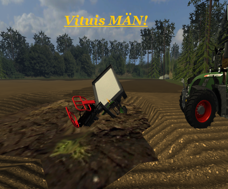 No jaa sillä se deere ui:)
John deere halusi uimaan paskalammikoon ja ventti katto vierestä:)
