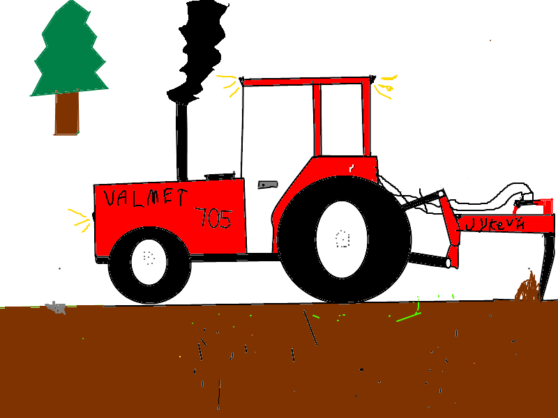 Valmetti ja jykevä
Tein tämmösen huvikseni ku opettelen paintilla piirtämistä ja kuvan muokkuuta...
