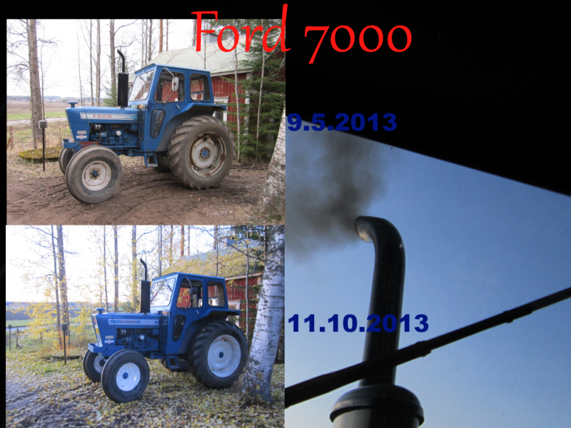 Ford 7000
Näin paljon ehti tapahtua 5 kuukaudessa..:)
