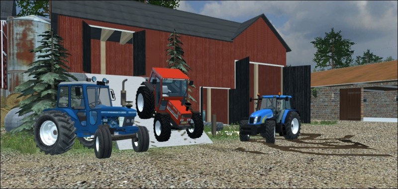 Tilan koneet
Ford 6610, Fiat 100-90, New holland L624
