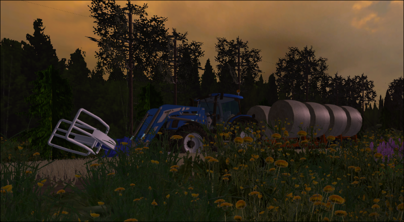 New holland ja paalikuorma
