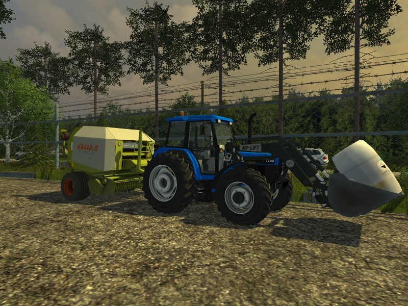New holland 7740 
Paalaus kalustoa
