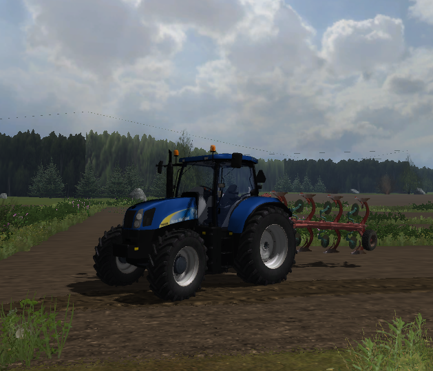 Kyntämässa
New holland t6020 ja kvernland
