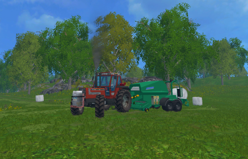 Fiiatilla paalausta
Fiat 160-90 ja agronic
