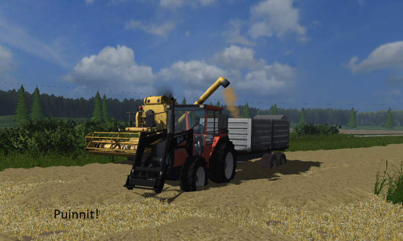 Puinnit!
Koneina:valmet605,nokka ja joku paska puimuri
