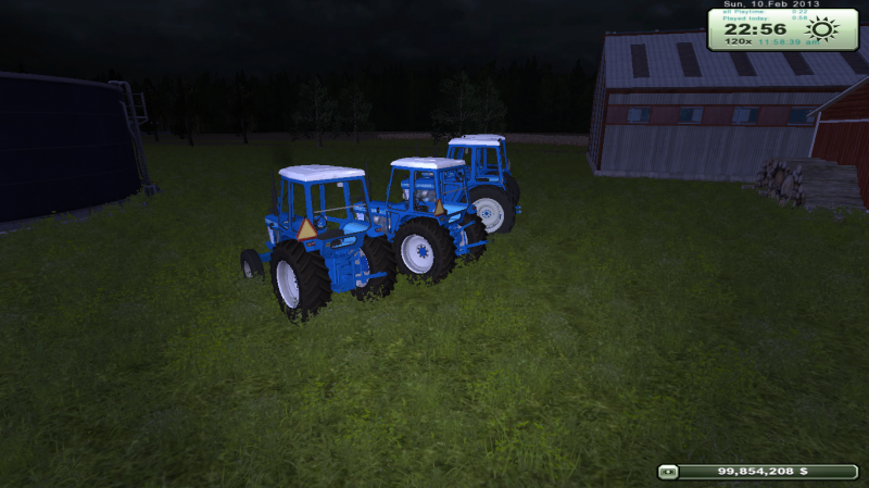 Vasemmalta ford 4610, 5610, 6610 4wd, 7610 4wd
