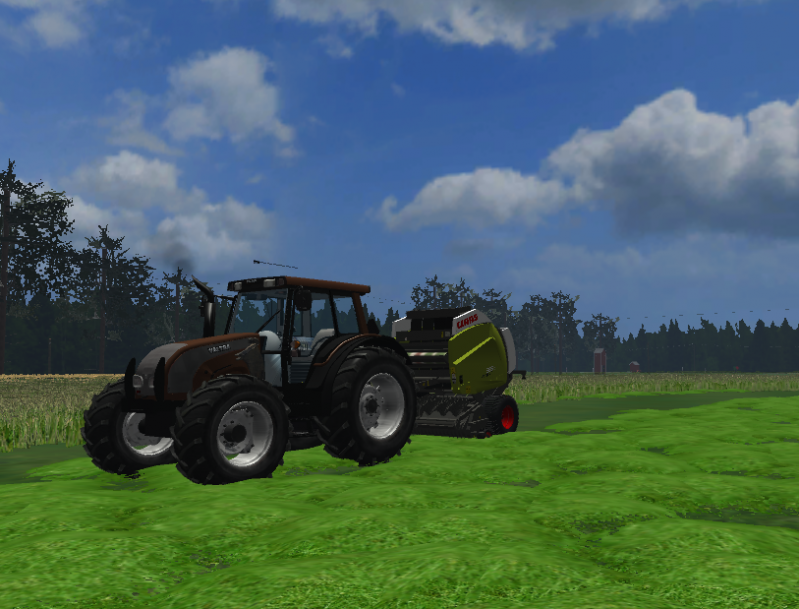 Rehua paalaamassa!
Koneina toimii Valtra N121 ja Claas variant385:)
