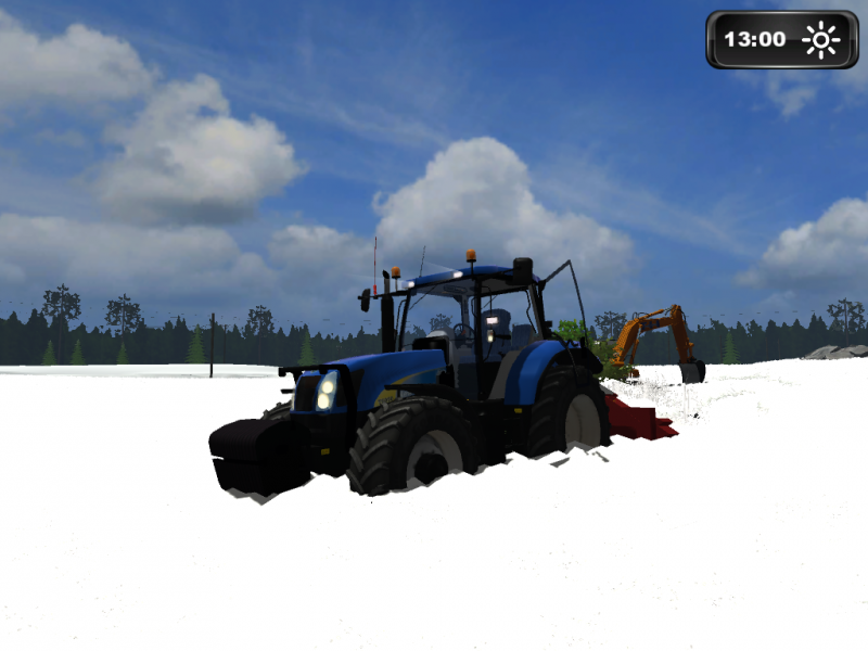 New Holland linkoamassa AlaTalkkarilla
Nyyskyllä linkosin tietä pellolle että puita metästä hakemahan  pääsee.
