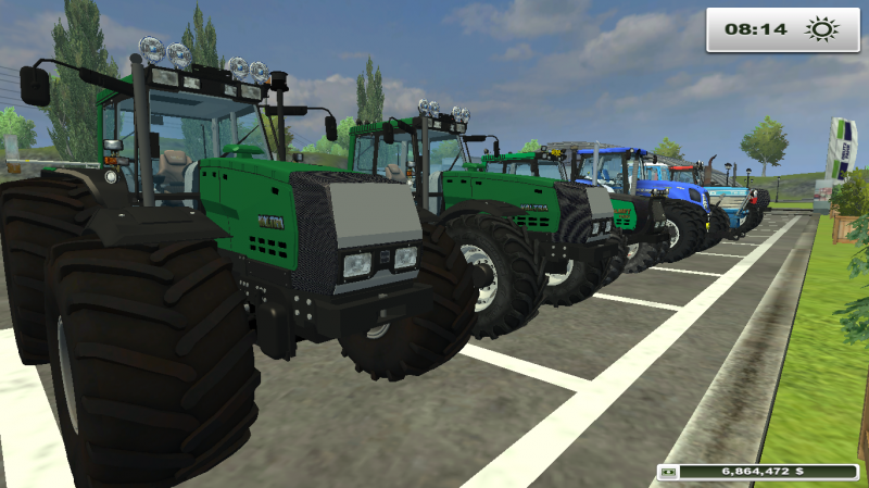Tilan koneita :)
jonossa: kaksi valtra 8550, valmet 8100, New Holland t 7,210,
Ford TW-35 ja lopuksi Valmet 8550, kaikki ovat minun edittejäni.
