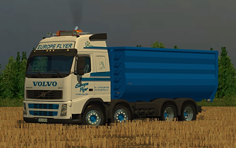 Dutch truck with some finnish colours 
