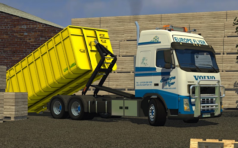 Dutch truck with some finnish colours 
