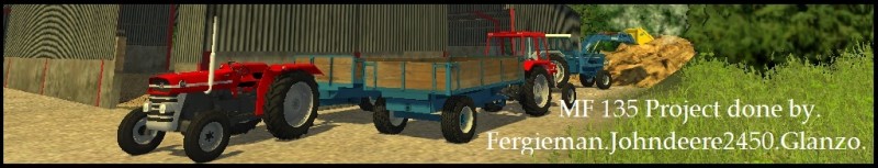 My MF 135 with and without cab
WIP map ,and mf 135
