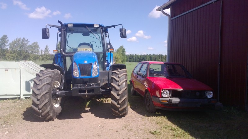 new holland tl100a ja volkkari
