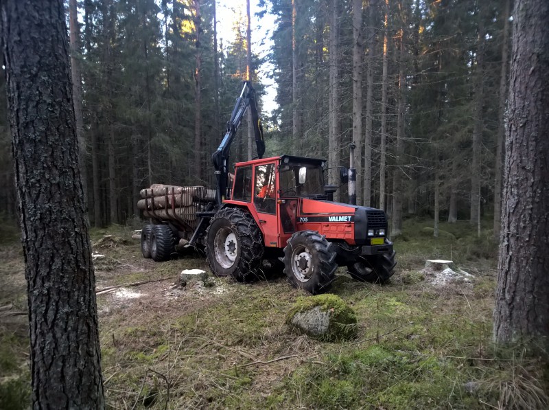 Valmet savotalla
