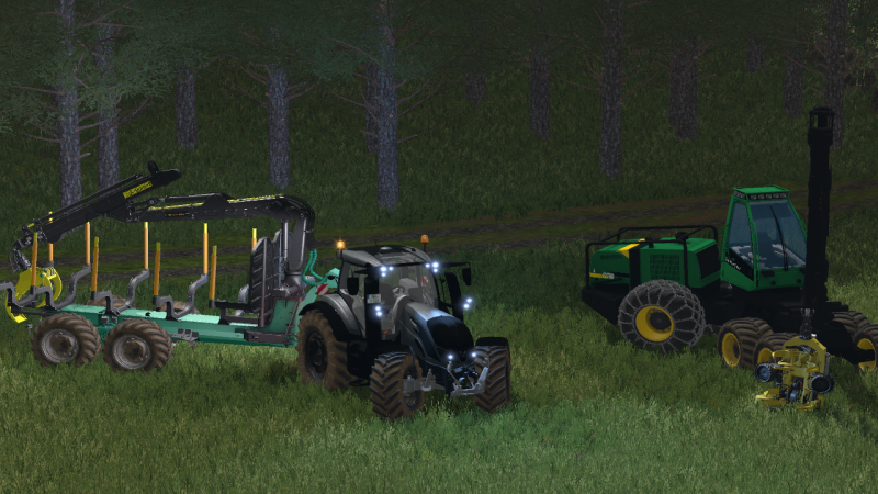valtra t194 + Kronos 160 & Timberjack 1270D
