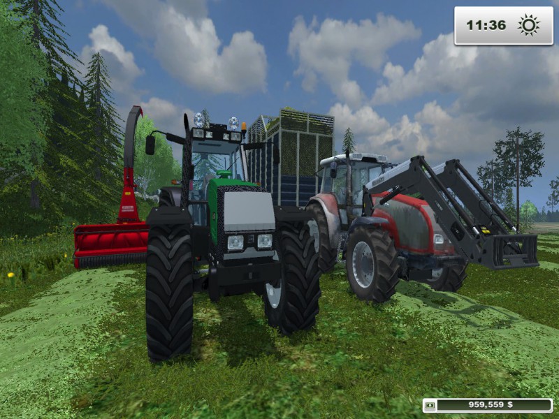 Rehuntekoo:)
Valtra 8550 ja T140 
