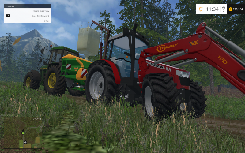 massey ferguson 5445 and john deere 6800
