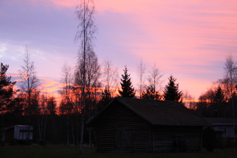 Upea ilta ollu tänään.
