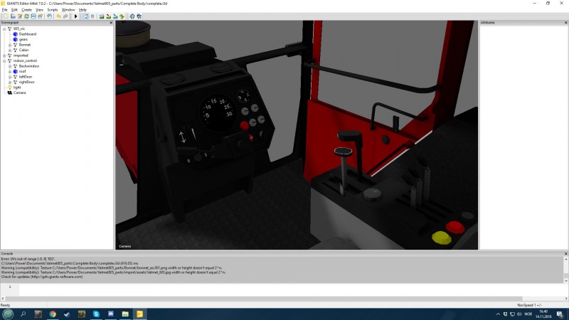 Volvo BM Valmet 805
The model is now complete and i am ready to see it ingame :D
