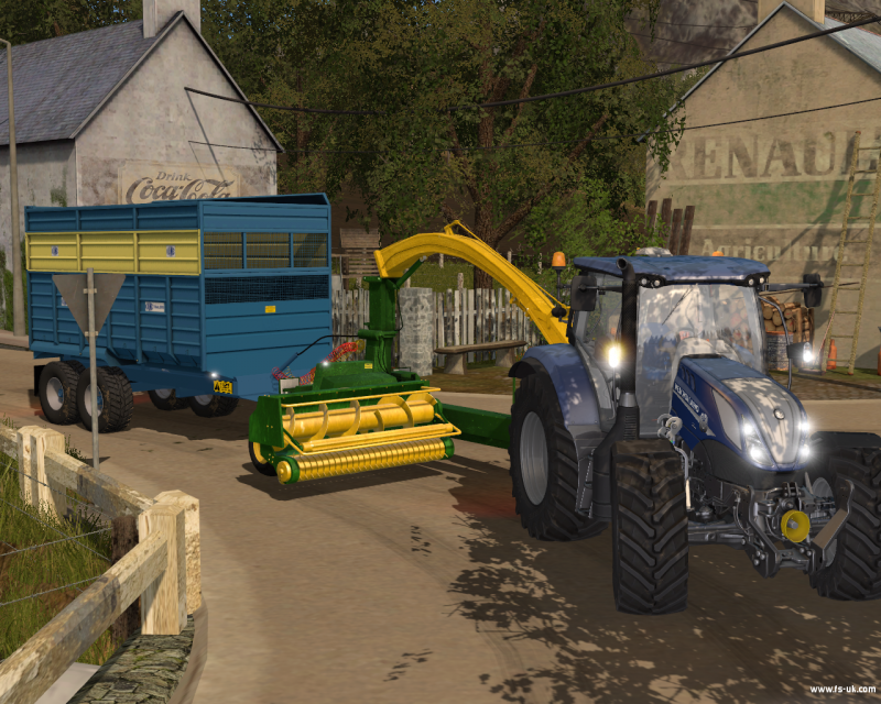 Out for silage! :) 
