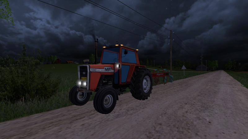 Massey ferguson 590 ja kverneland
